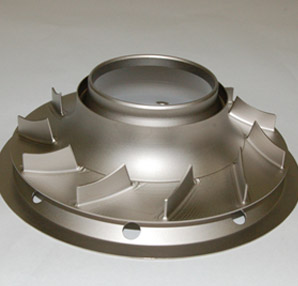 CNC Machined Greek Ascoloy Exhaust Deflector for the Power Generation Industry